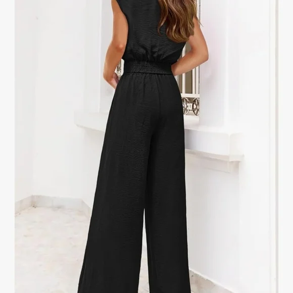 Elegant Black Women's 2-piece Set - Picture 3 of 3